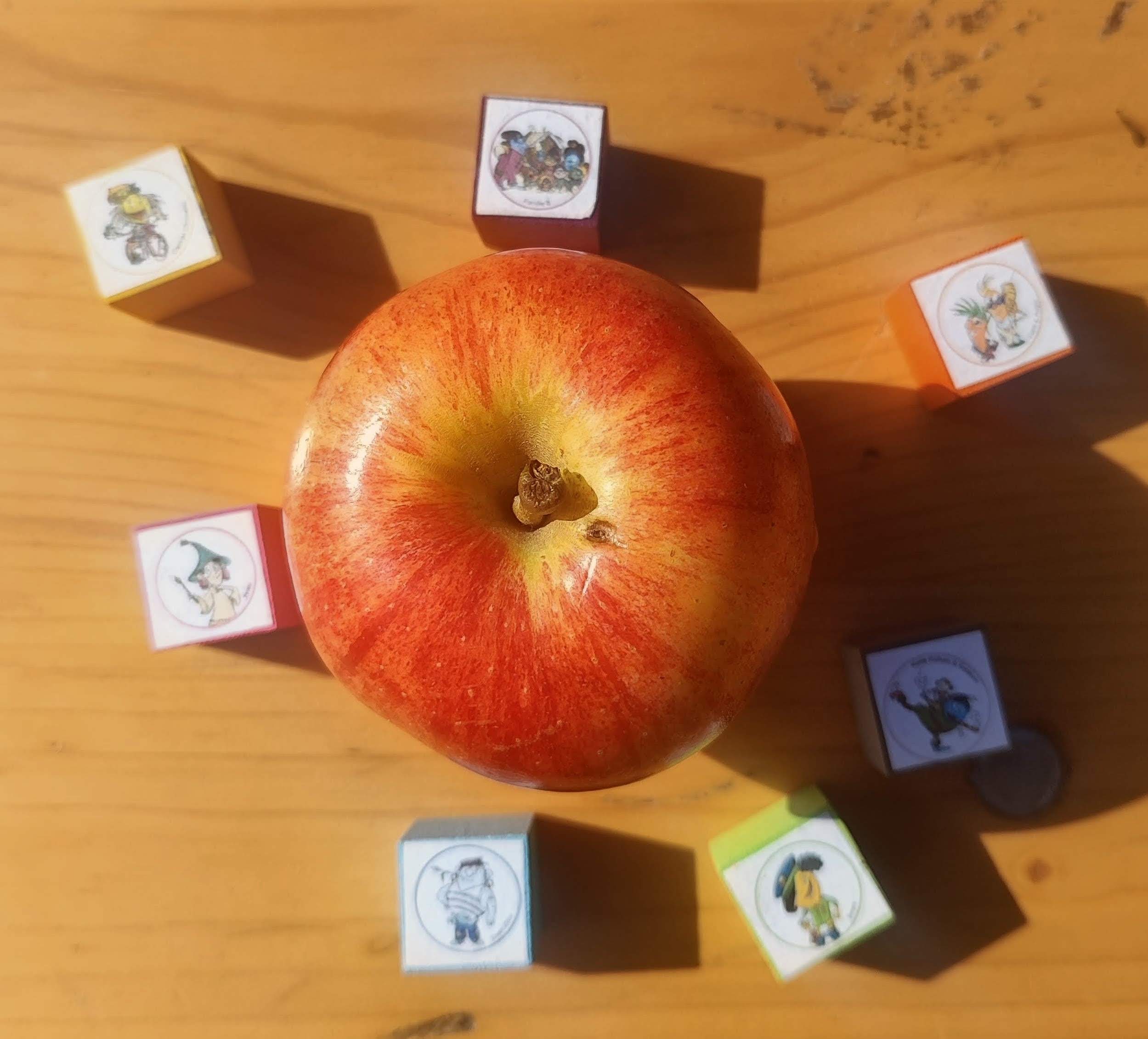 ApfelMitNährstoffiwürfel